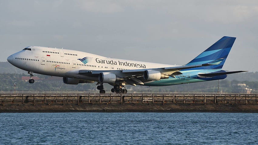 Petición · Evento de despedida de Garuda Indonesia 747 400 fondo de pantalla