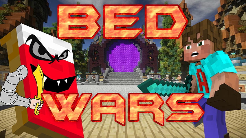 Minecraft Pvp, Bed Wars HD wallpaper