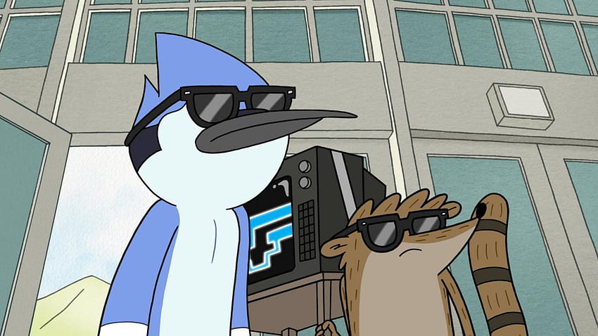 Regelmäßige Show - Mordecai und Rigby Cool HD-Hintergrundbild