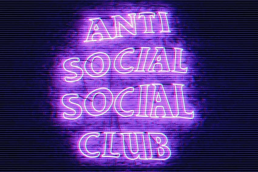 Purple Anti Social Social Club Logo, Antisocial HD wallpaper | Pxfuel
