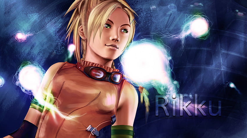 Rikku, Final Fantasy x, Spiele, ff10, ffx, Mädchen, cg, Brille, Final Fantasy 10, Videospiele, blondes Haar, realistisch, grüne Augen, weiblich HD-Hintergrundbild