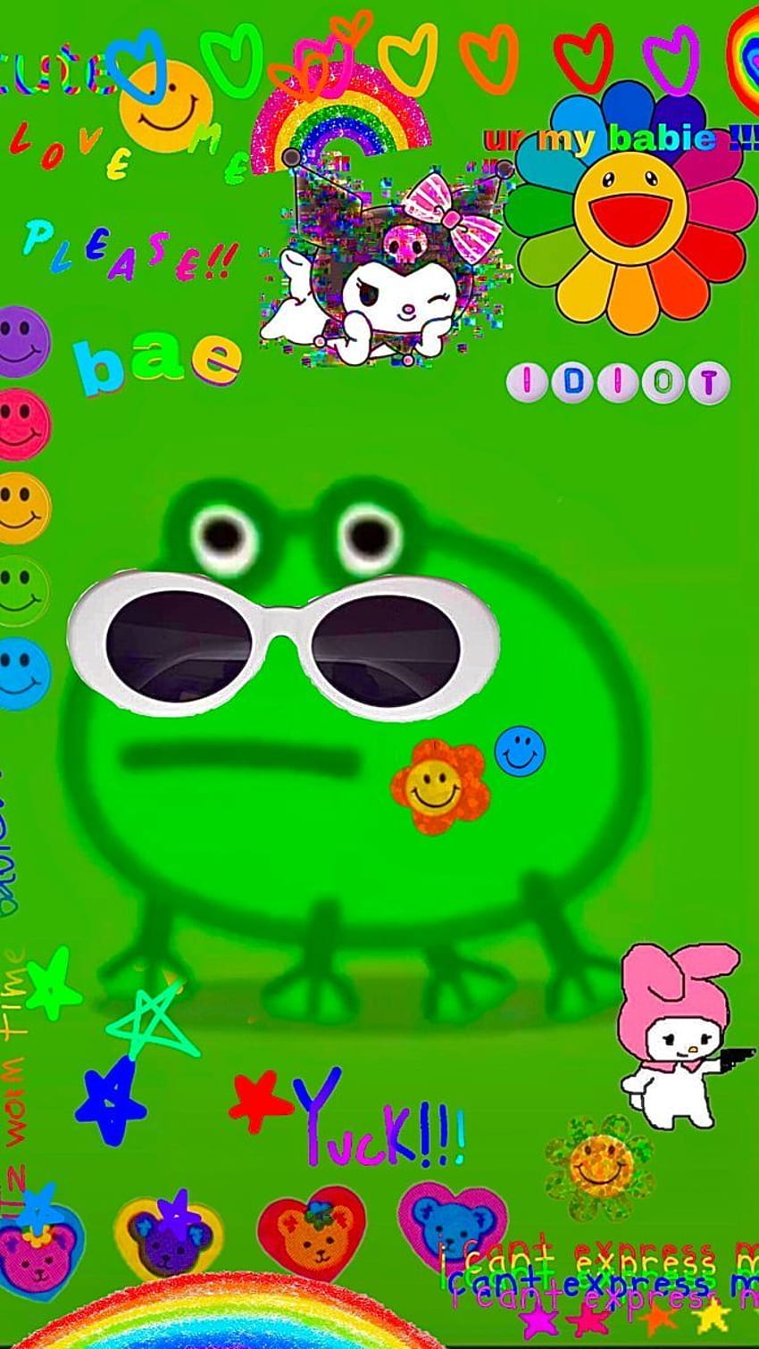 more indie frog. Frog , Frog , Frog meme, Cute Frog HD phone wallpaper