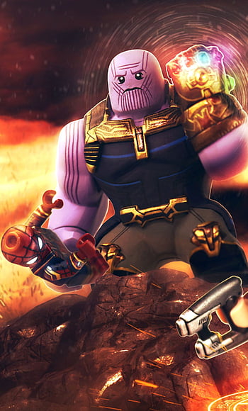 Avengers Infinity War Lego iPhone , Thanos Funny HD phone wallpaper | Pxfuel