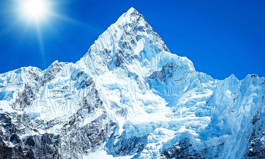 Mural del Monte Everest, Montaña Everest fondo de pantalla