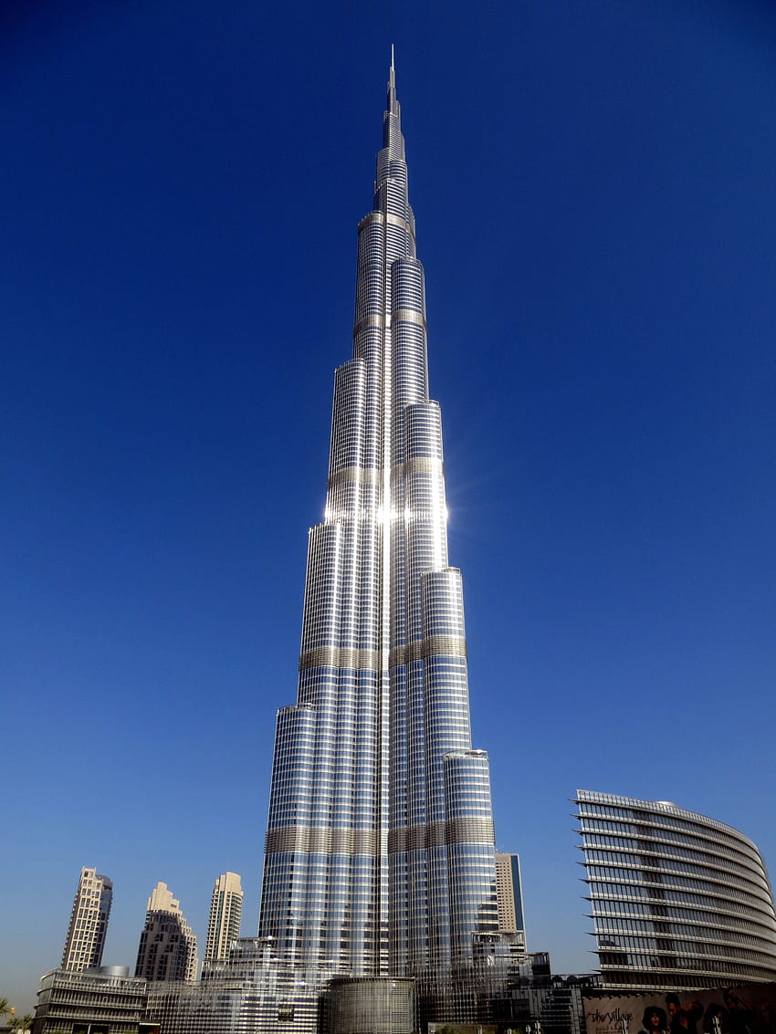 Burj Khalifa หรือที่รู้จักในชื่อ Burj Dubai Top - Burj วอลล์เปเปอร์โทรศัพท์ HD