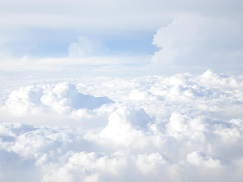 Chmura, Białe Chmury Tapeta HD