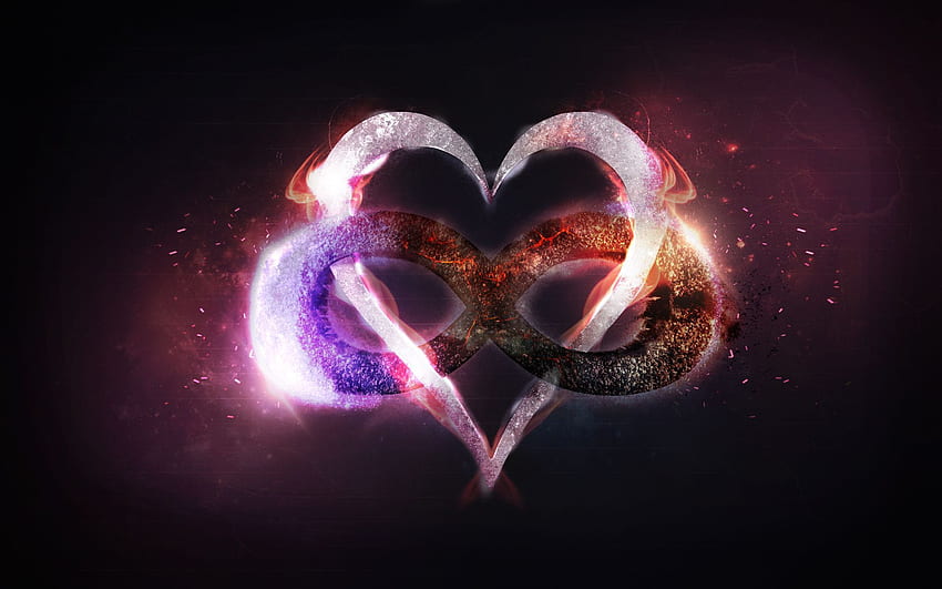 Love : Infinitylove. Love , Infinity sign , Love symbols HD wallpaper