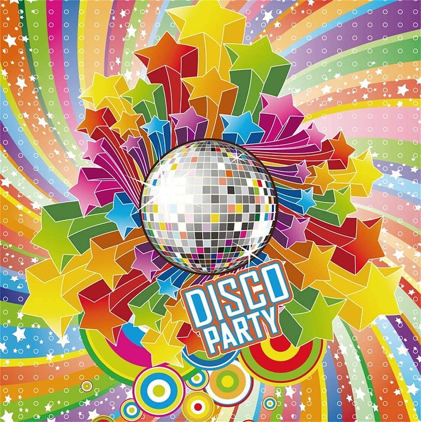 Leyiyi ft Summer Party Carnival Night Backdrop American Fiestar Banquet Disco Music Player Colorful Striped Banner Stars graphy Background Hawaiian Luau Studio Prop Vinyl : Electronics, Music Banner HD phone wallpaper