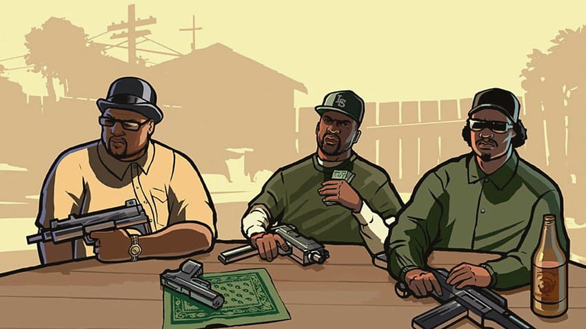 Grove Street Gang ( > Grand Theft Auto: San Andreas), GTA San HD wallpaper