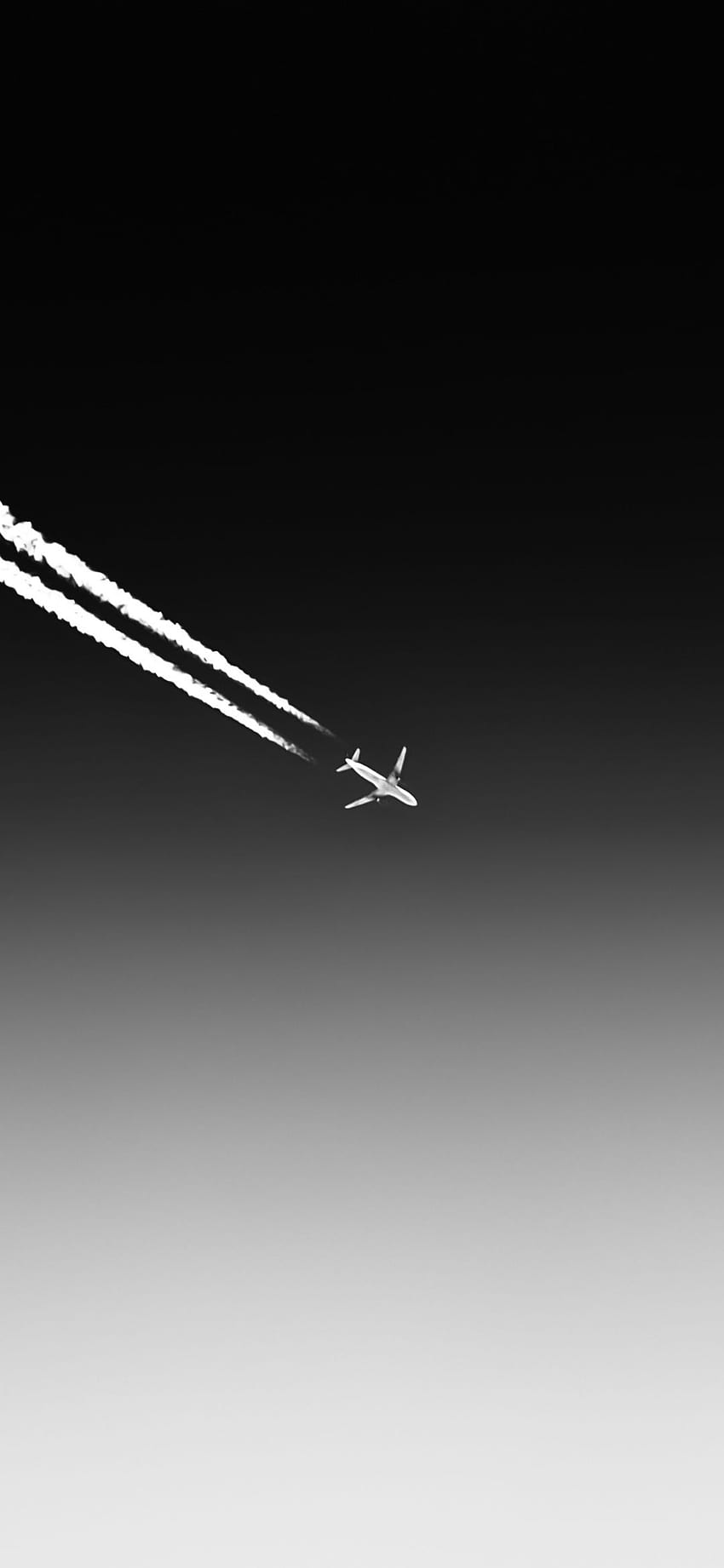 Aviación minimalista, avión simple fondo de pantalla del teléfono