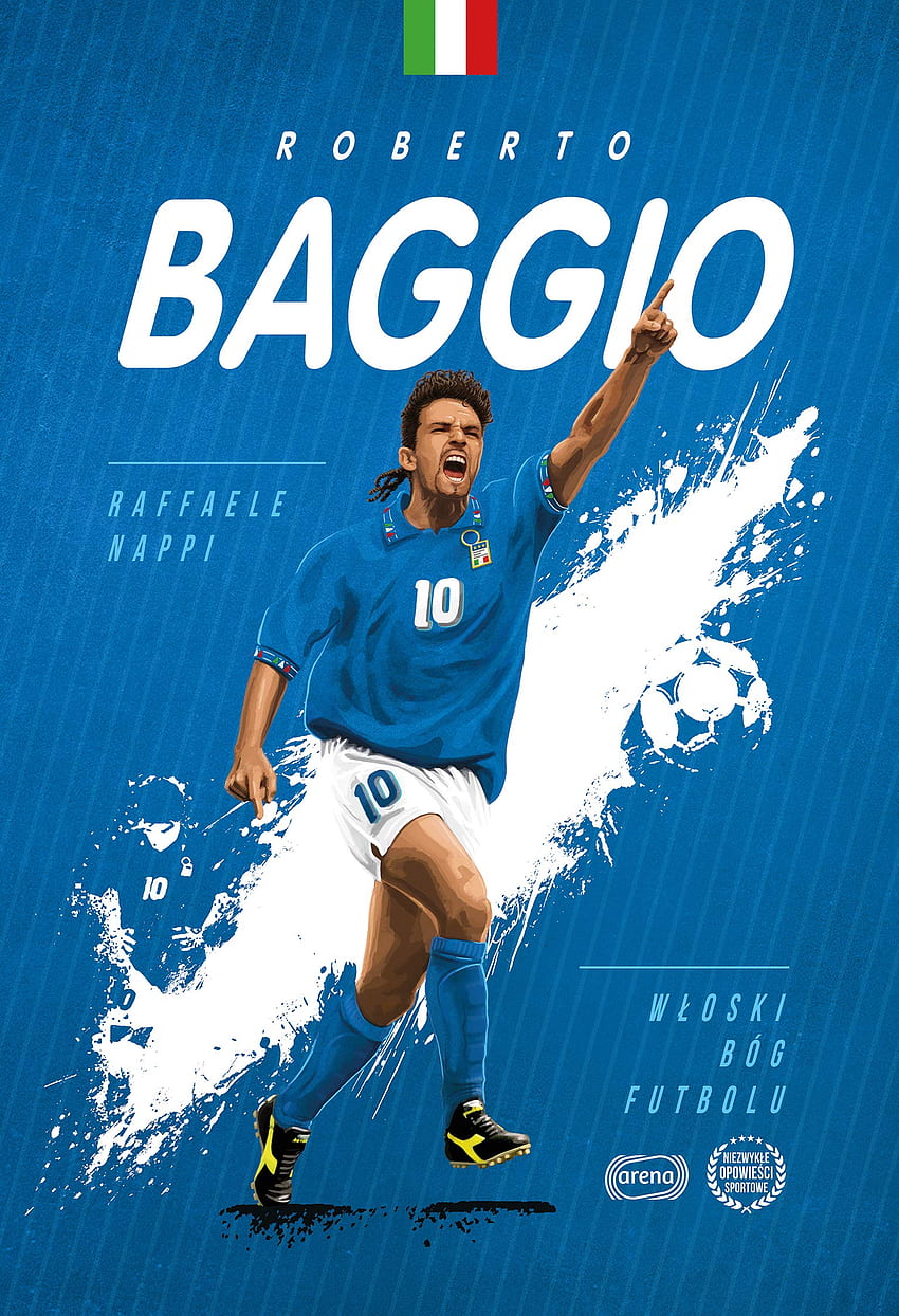 Roberto Baggio. Wloski bog futbolu Papel de parede de celular HD