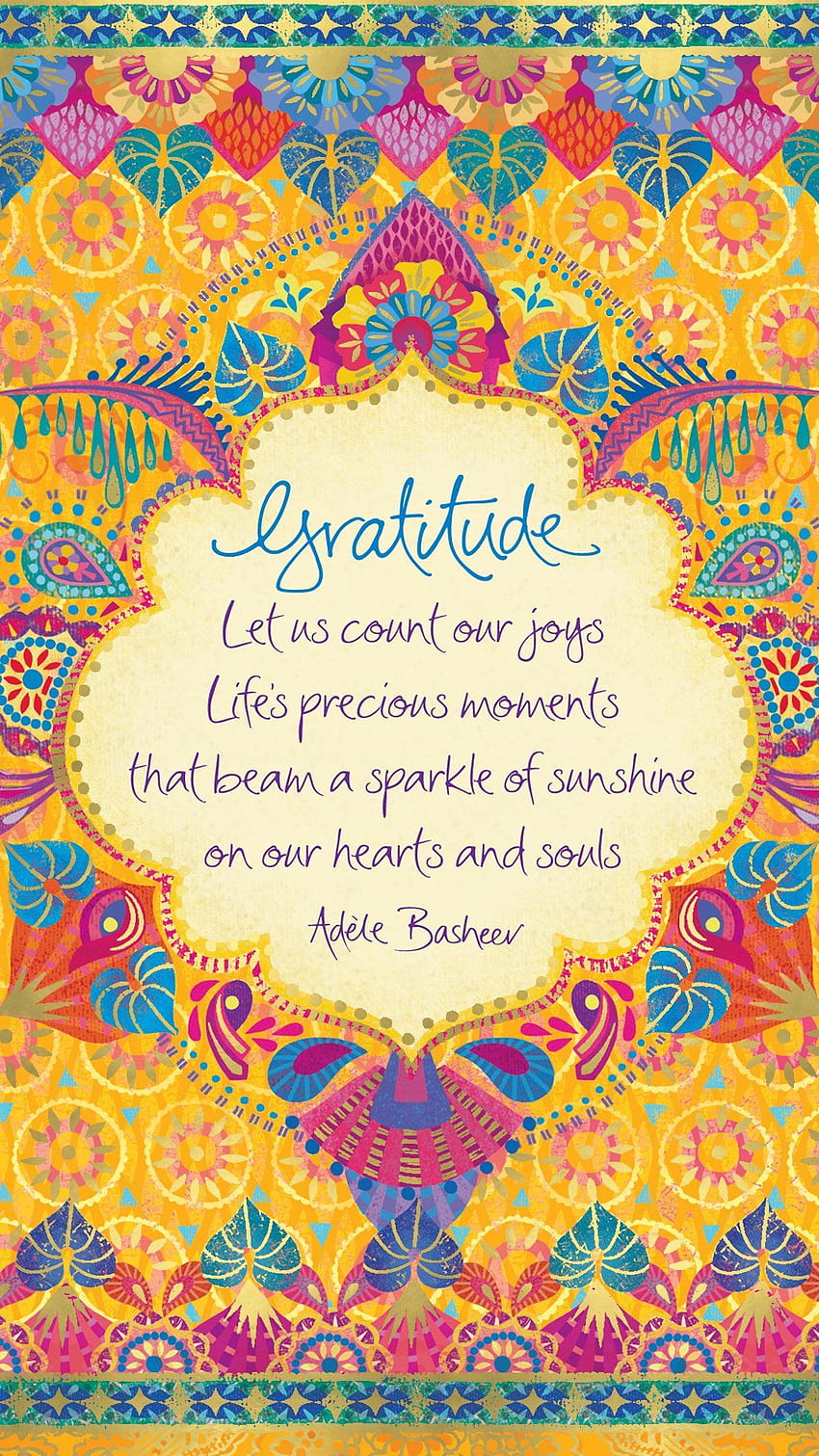 Gratitude inspiration quote – Intrinsic, Grateful HD phone wallpaper