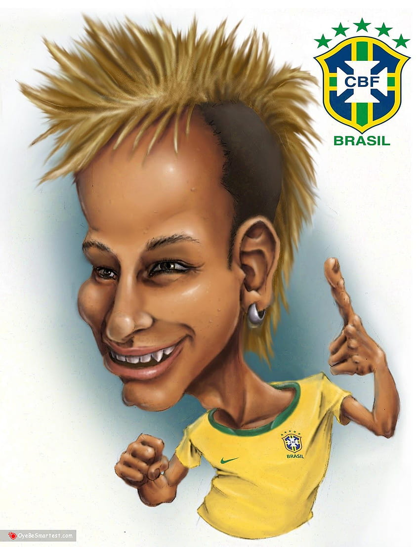 Neymar Cartoon Full . . HD phone wallpaper | Pxfuel