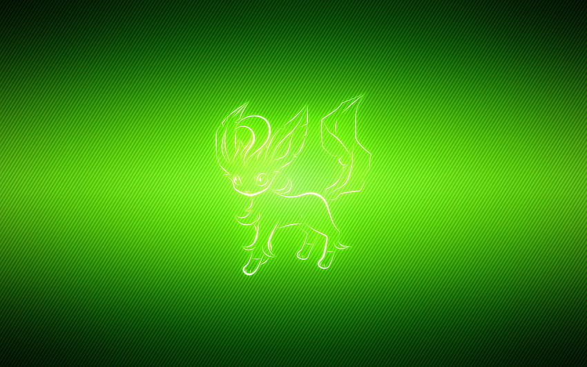 Vektor, Tier, Pokémon, Pokémon, Leafeon HD-Hintergrundbild