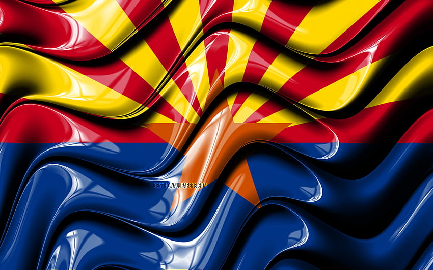 Arizona flag, , United States HD wallpaper