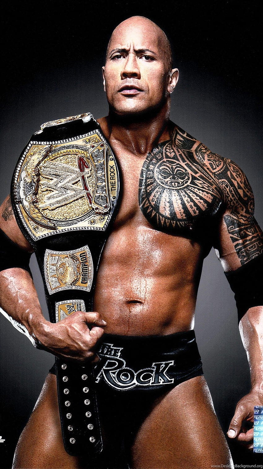 The Rock Wwe, Dwayne Johnson WWE Papel de parede de celular HD