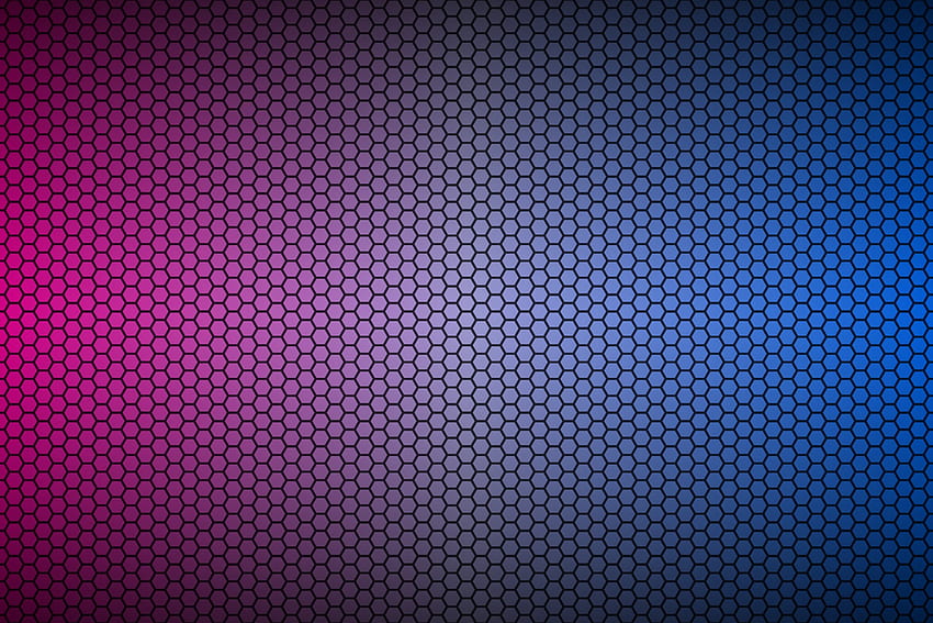 Abstract blue and purple neon geometric hexagonal mesh material background. Perforated metallic technology . Vector abstract background 1963638 Vector Art at Vecteezy HD wallpaper