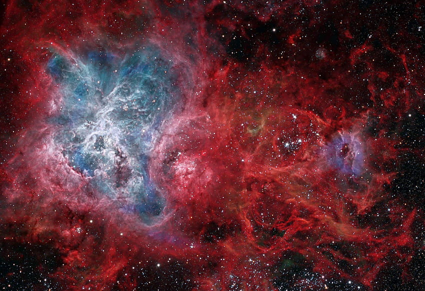 The Cosmic Web of the Tarantula Nebula, galaxies, nebula, fun, space, cool, stars HD wallpaper