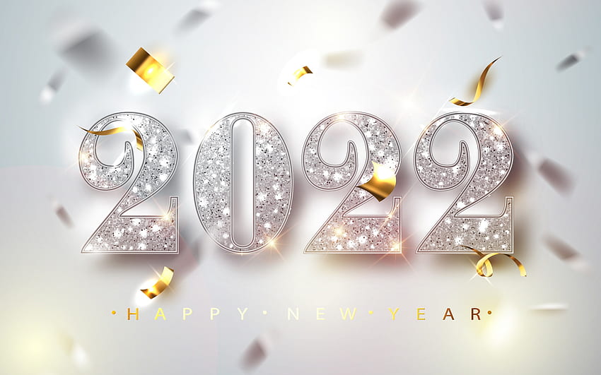 Happy New Year!, christmas, craciun, whire, deco, 2022, card, new year HD wallpaper