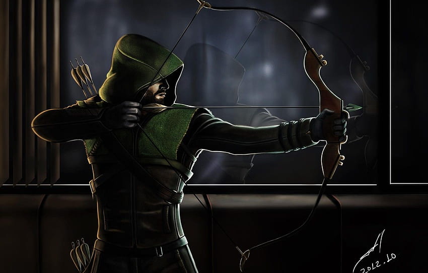 Art, Green Arrow, Arrow, Stephen Amell, Emerald Archer for , section фильмы, Green Arrow CW HD wallpaper