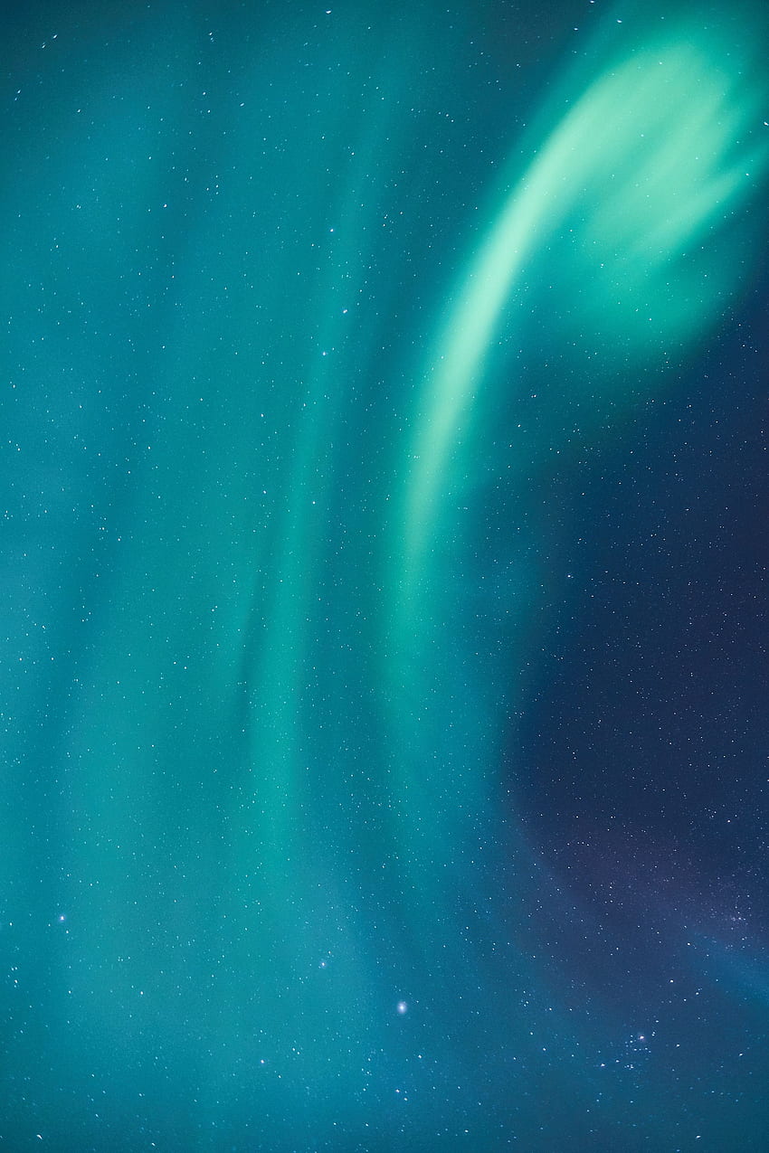 Nature, Sky, Stars, Night, Northern Lights, Aurora Borealis HD phone wallpaper