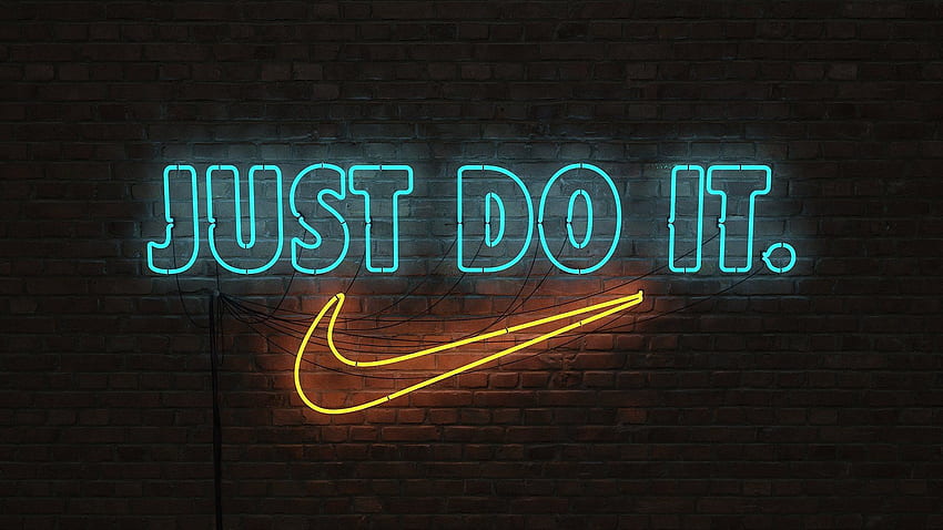 logo sign Nike Just do it 3D HD wallpaper