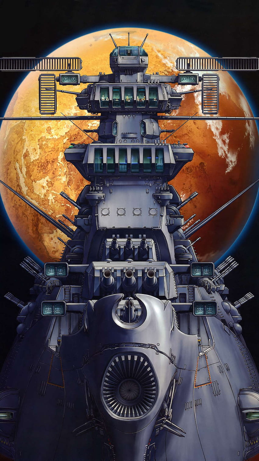 Acorazado espacial Yamato, Yamato Andromeda fondo de pantalla del teléfono