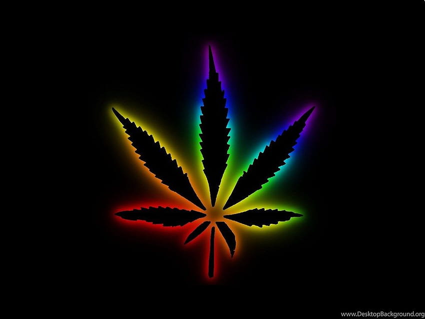 Trippy Weed Background HD wallpaper
