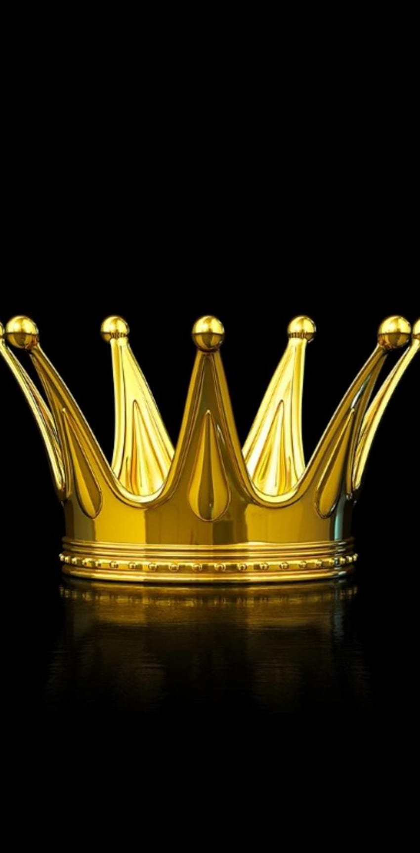 Premium Vector | King royal crown ilhouette isolated on white background.