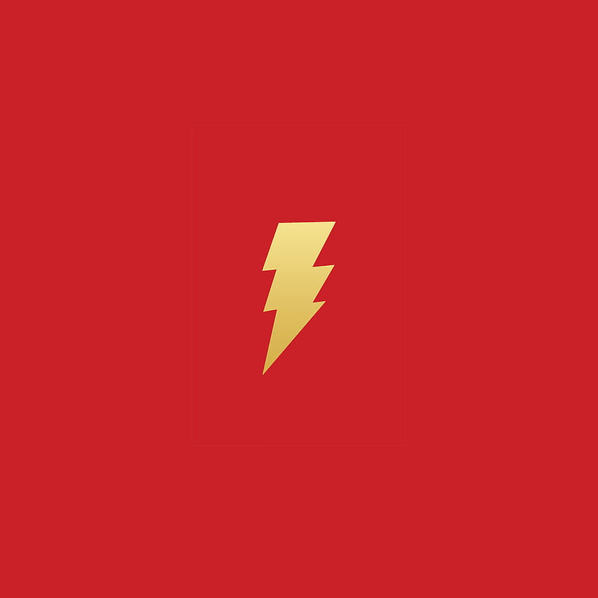 Thunder Bolt Minimal Logo Art, Minimalist Logo HD phone wallpaper