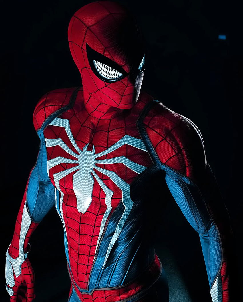 Spiderman Czarny, kwadrat 7, pająk Tapeta na telefon HD