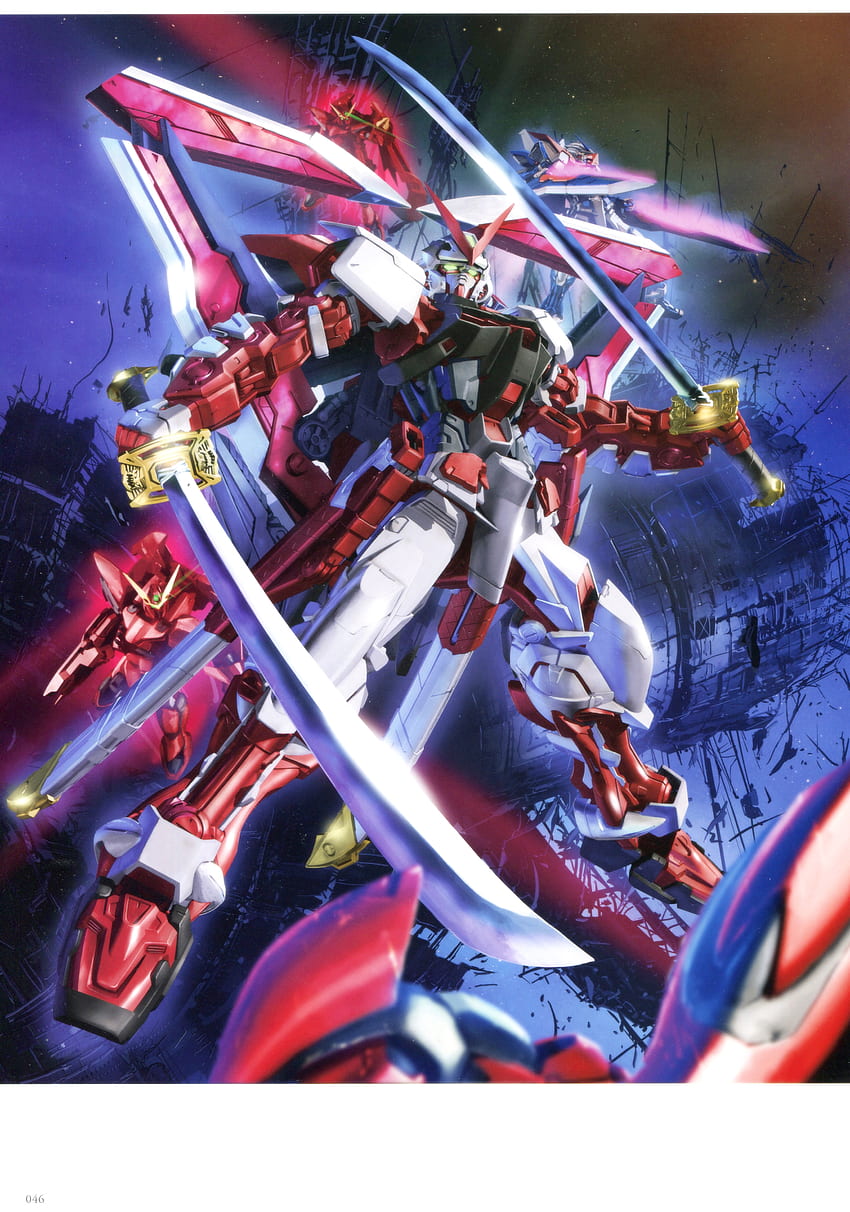 Tenjin Hidetaka Gundam Gundam Seed Irre Gundam Irre roter Rahmen. yande.re HD-Handy-Hintergrundbild