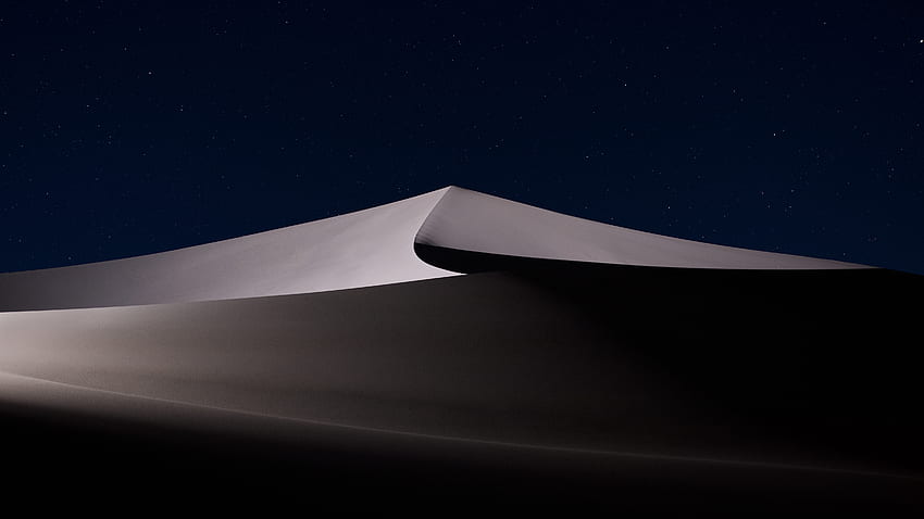 Пустинна нощ MacOS Mojave , Компютър, , , Фон и HD тапет