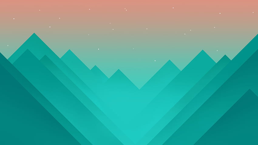 flat, polygons, , , mountains, iphone , android , abstract, Abstract HD wallpaper