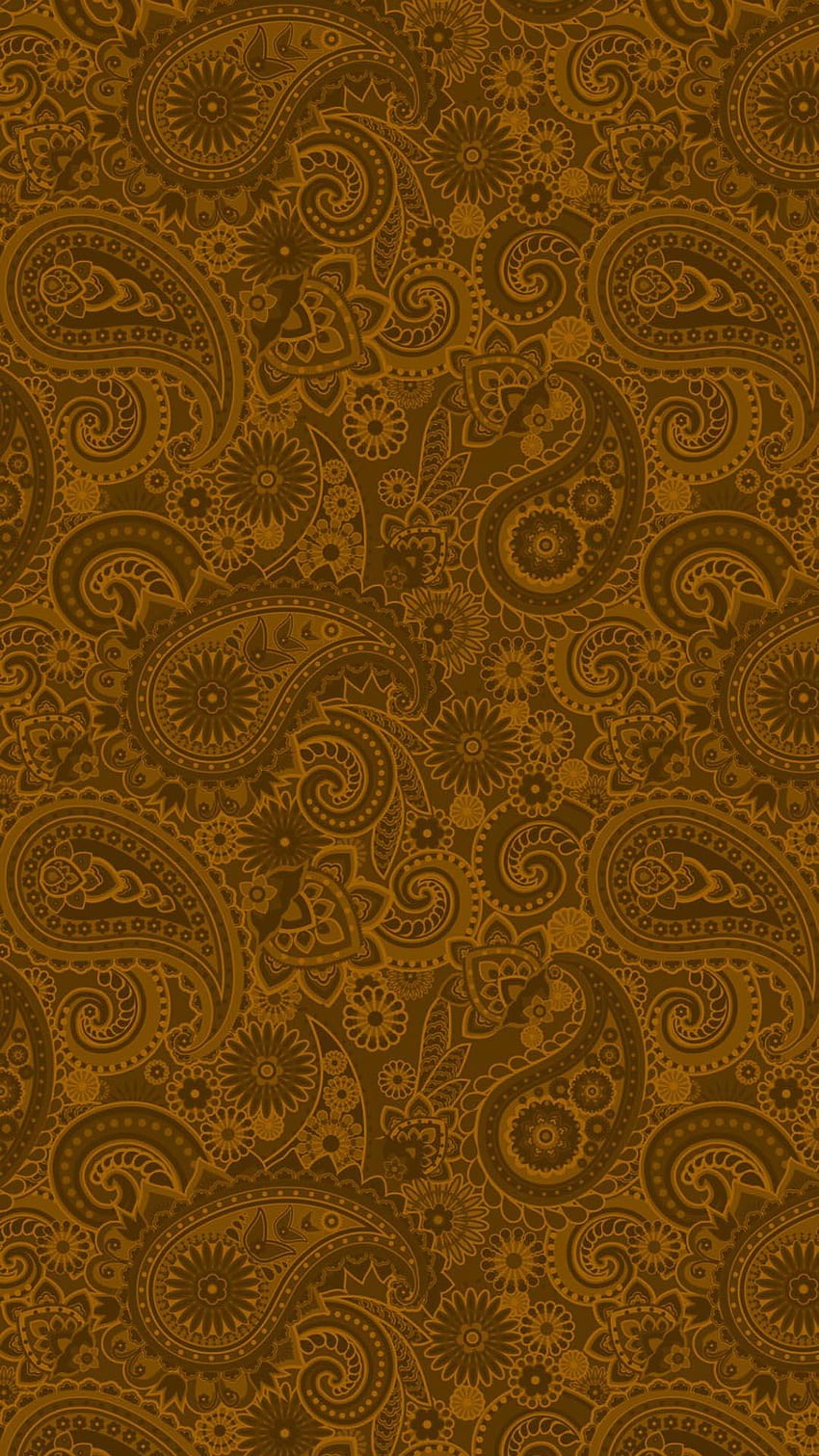 Orange Paisley : i, Brown Paisley HD phone wallpaper