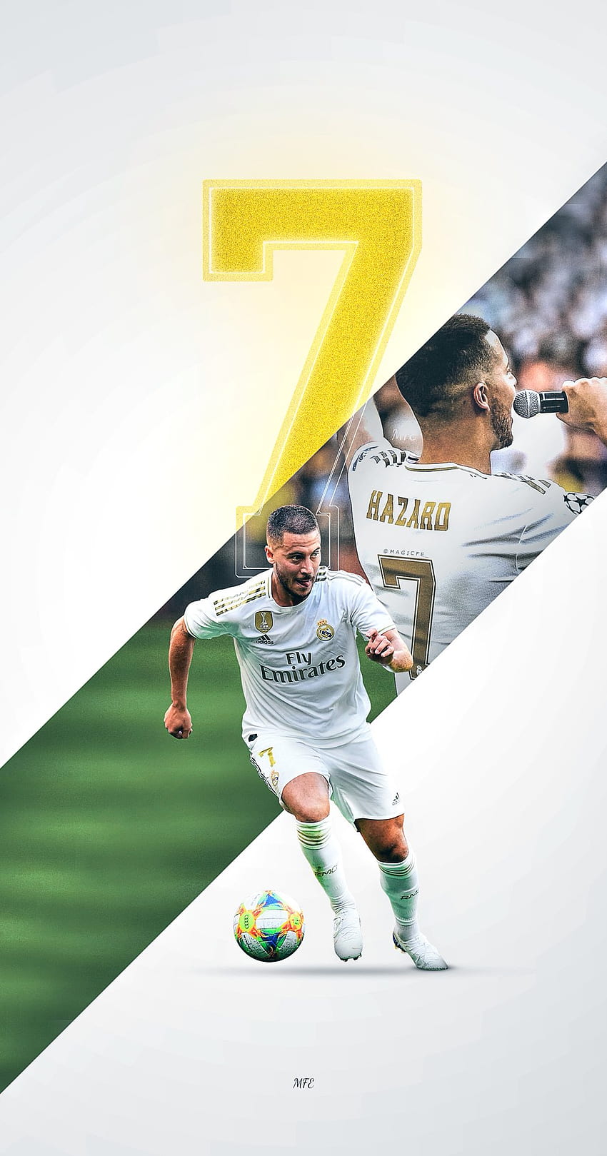 Eden Hazard Real Madrid für Mobiltelefone HD-Handy-Hintergrundbild