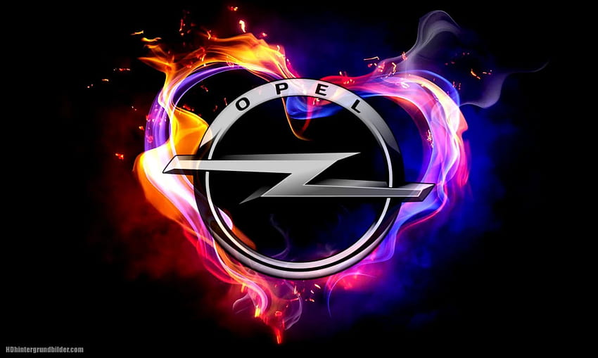 3D Vauxhall Logo, Opel HD wallpaper