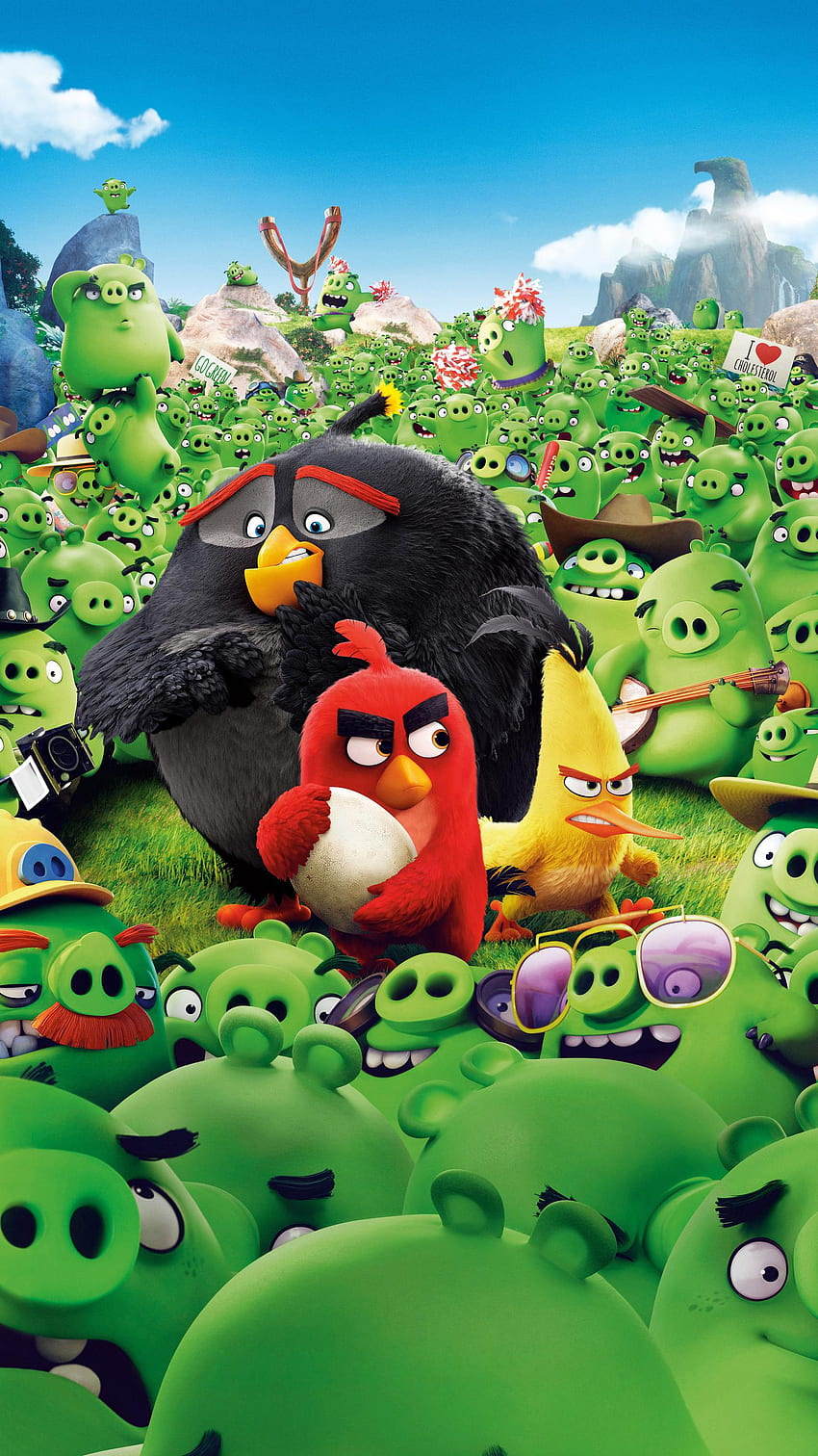 The Angry Birds Movie (2016) Phone HD phone wallpaper