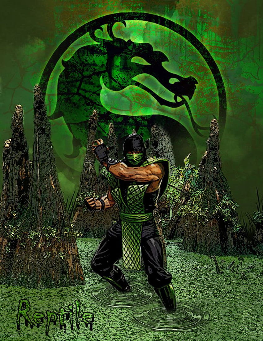 Reptile Classic Mortal Kombat autorstwa xRedhawkAcex [] na Twój telefon komórkowy i tablet. Poznaj grę Mortal Kombat Reptile. Logo Mortal Kombat, Mortal Kombat, fajne Tapeta na telefon HD