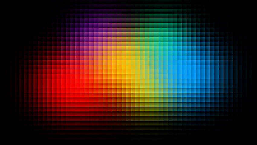 Abstract, Background, Bright, Multicolored, Motley, Pixels HD wallpaper