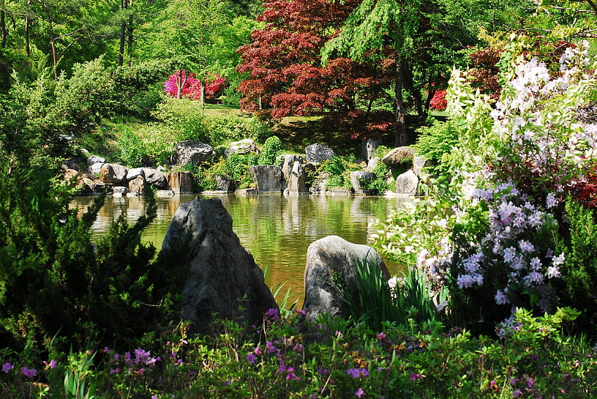 Jardín Asan en Corea del Sur, Corea del Sur fondo de pantalla