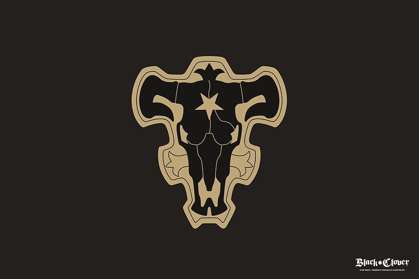black bull logo. Black clover anime, Black bull, Bull logo HD wallpaper