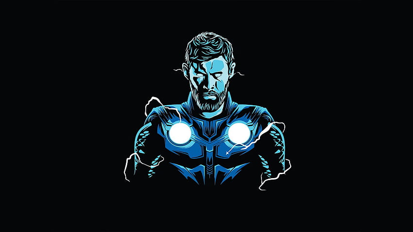 Thor Minimal iPhone 5, 5c, 5S, SE , Ipod Touch , Superheroes , , and Background, Thor Face HD wallpaper