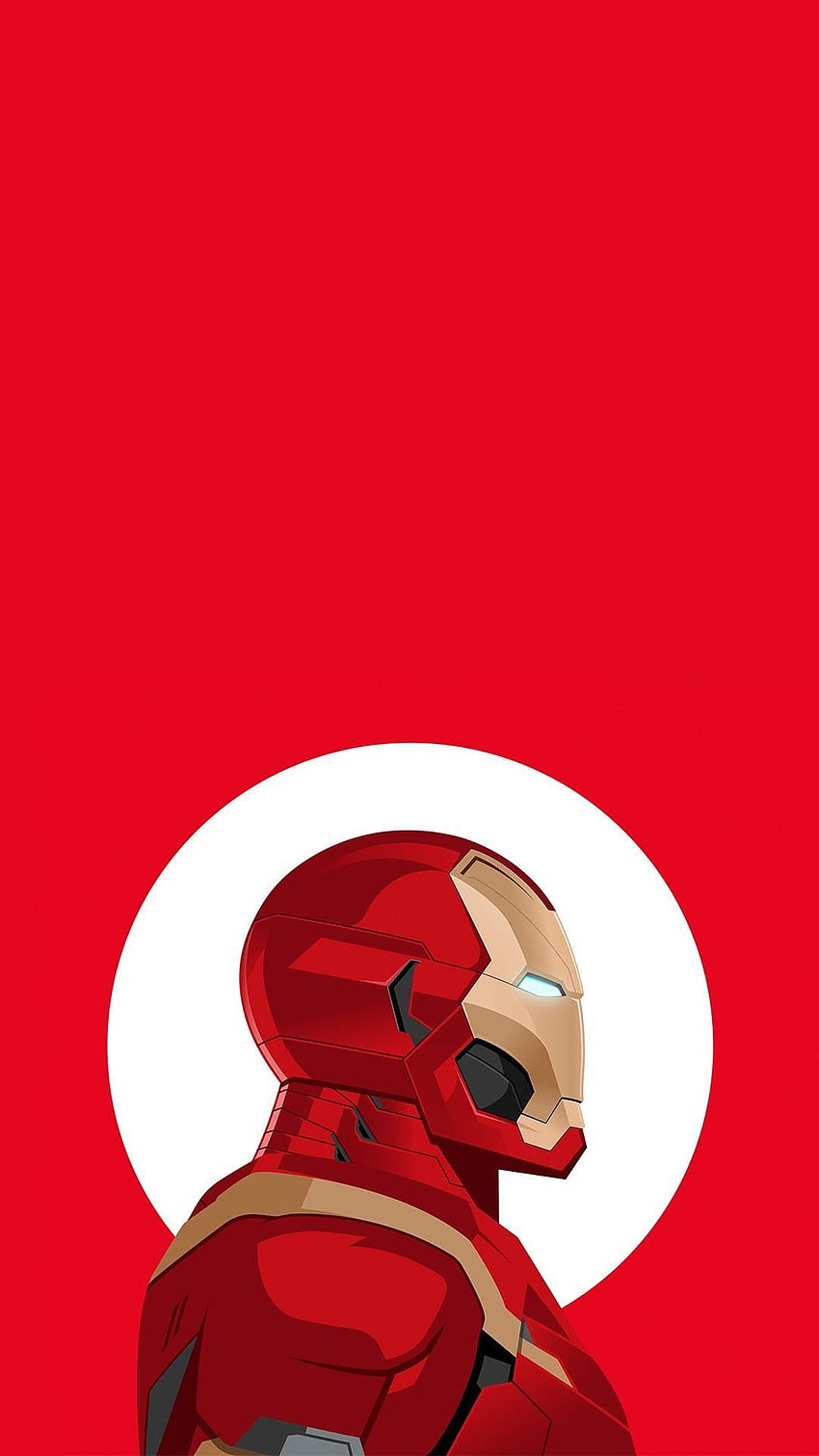 Iron Man-Rüstung Rot. Ironman, Ironman-Kunst HD-Handy-Hintergrundbild