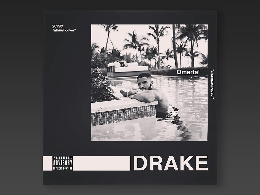 Drake album cover by Arthur K on Dribbble HD wallpaper