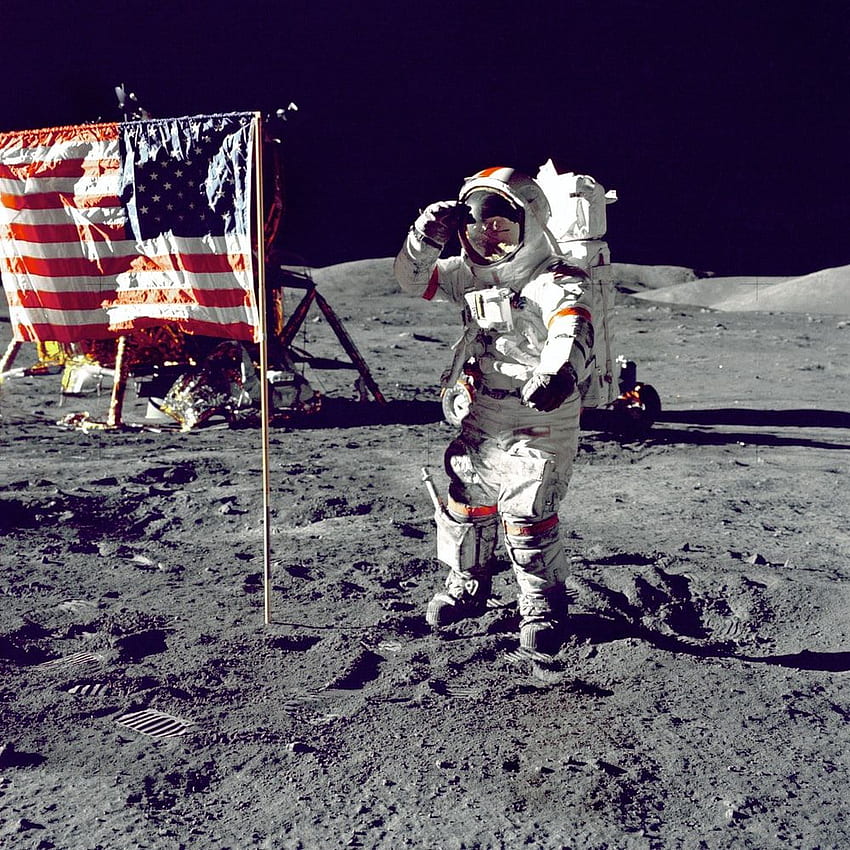 นักบินอวกาศ NASA Moon Astronaut วอลล์เปเปอร์โทรศัพท์ HD