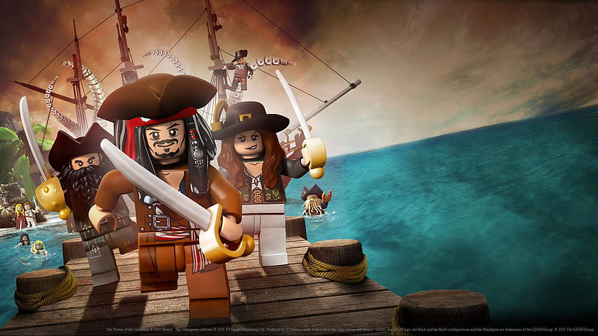LEGO Pirates des Caraïbes : le jeu vidéo, jeu vidéo LEGO Fond d'écran HD