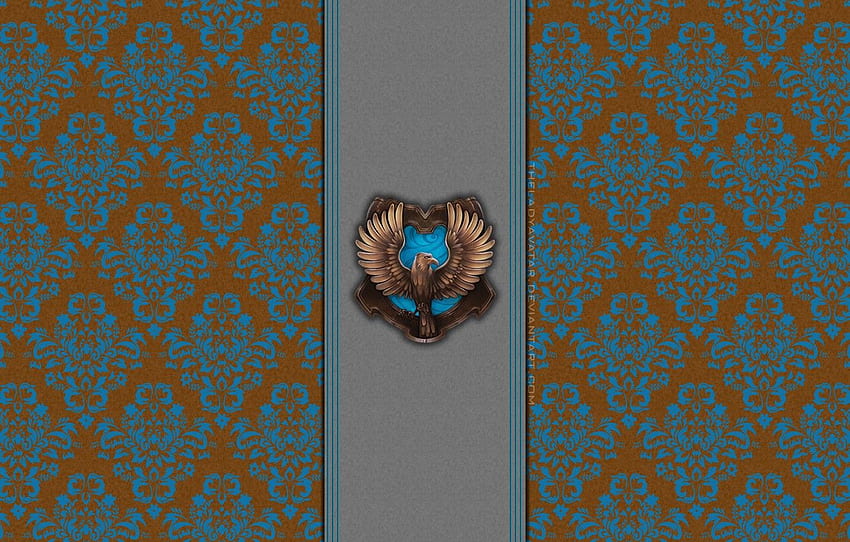 pattern, eagle, eagle, Harry Potter, Hogwarts, , Ravenclaw, Ravenclaw, Hogwarts House, by theladyavatar for , section минимализм HD wallpaper