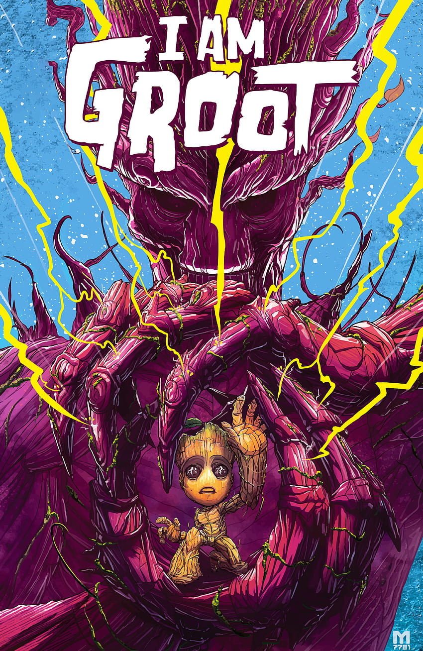 Cover of I Am Groot by, Comic Book HD phone wallpaper