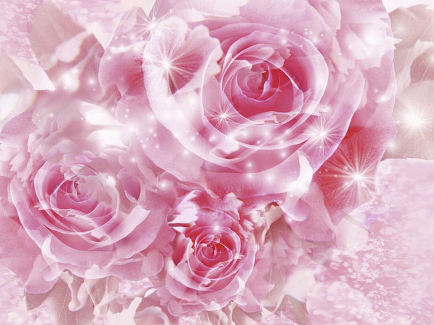 Anime Rose Background, Best Background ,, Pastel Roses HD wallpaper | Pxfuel
